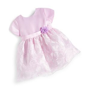 Purple Rose Baby Girl Satin Bodice‎ Floral Skirt Dress Size 6/9M